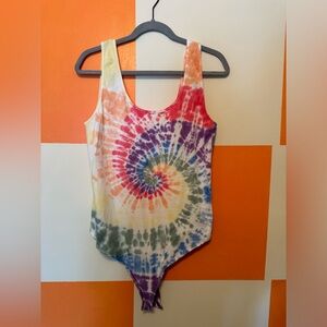 Abercrombie & Fitch x Pride collection Tie Dye Bodysuit